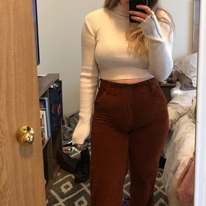 Unif cropped turtleneck